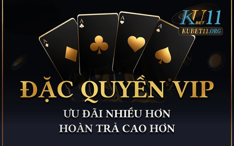 Đặc quyền khách VIP nhận được tại Kubet11