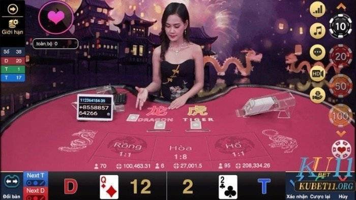 Hướng dẫn chơi Rồng Hổ Kubet11