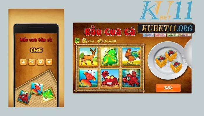 Tải game bầu cua tôm cá đơn giản bằng điện thoại